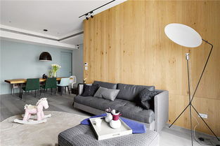 72平方米现代风格装饰案例 自然简约两居室设计