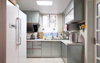 厨房柜子设计长方形效果图_厨房柜子造型效果图