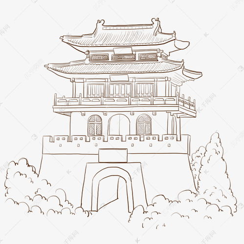 建筑线元素设计图片