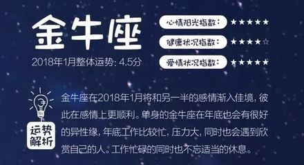 2018年星座运势爱情，18年星座运势分月