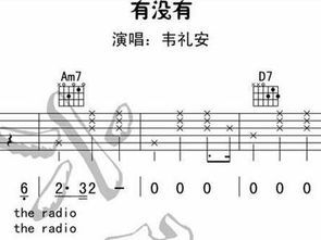 韦礼安吉他谱[有没有韦礼安吉他]