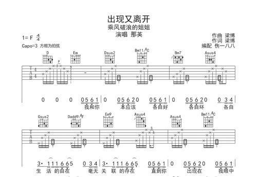 没离开过吉他谱[没离开过吉他谱林志炫]