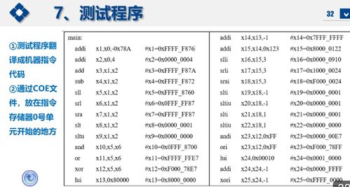 risc命令,riscv指令对应的代码